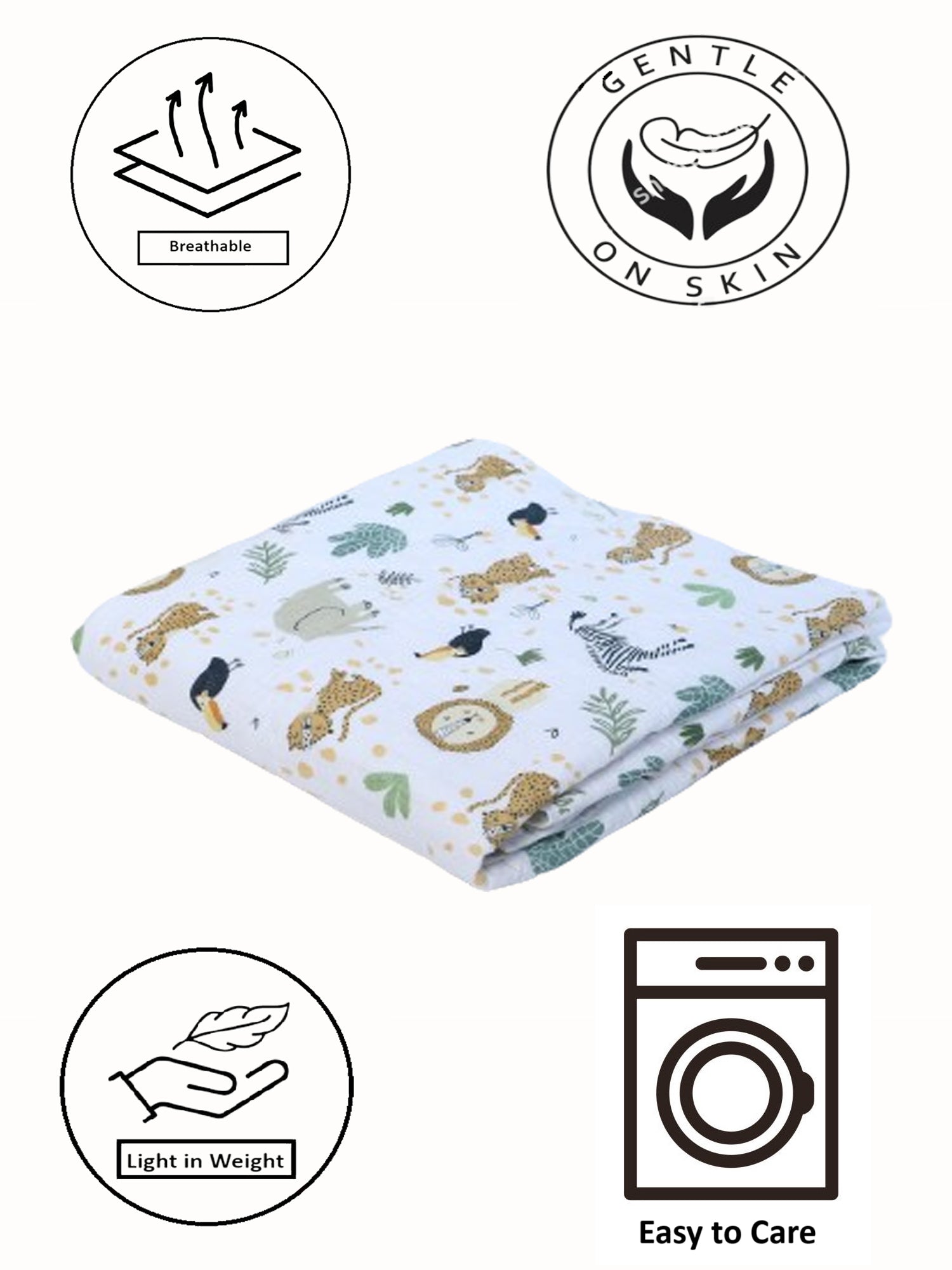 Animal Printed Kids Quilt
