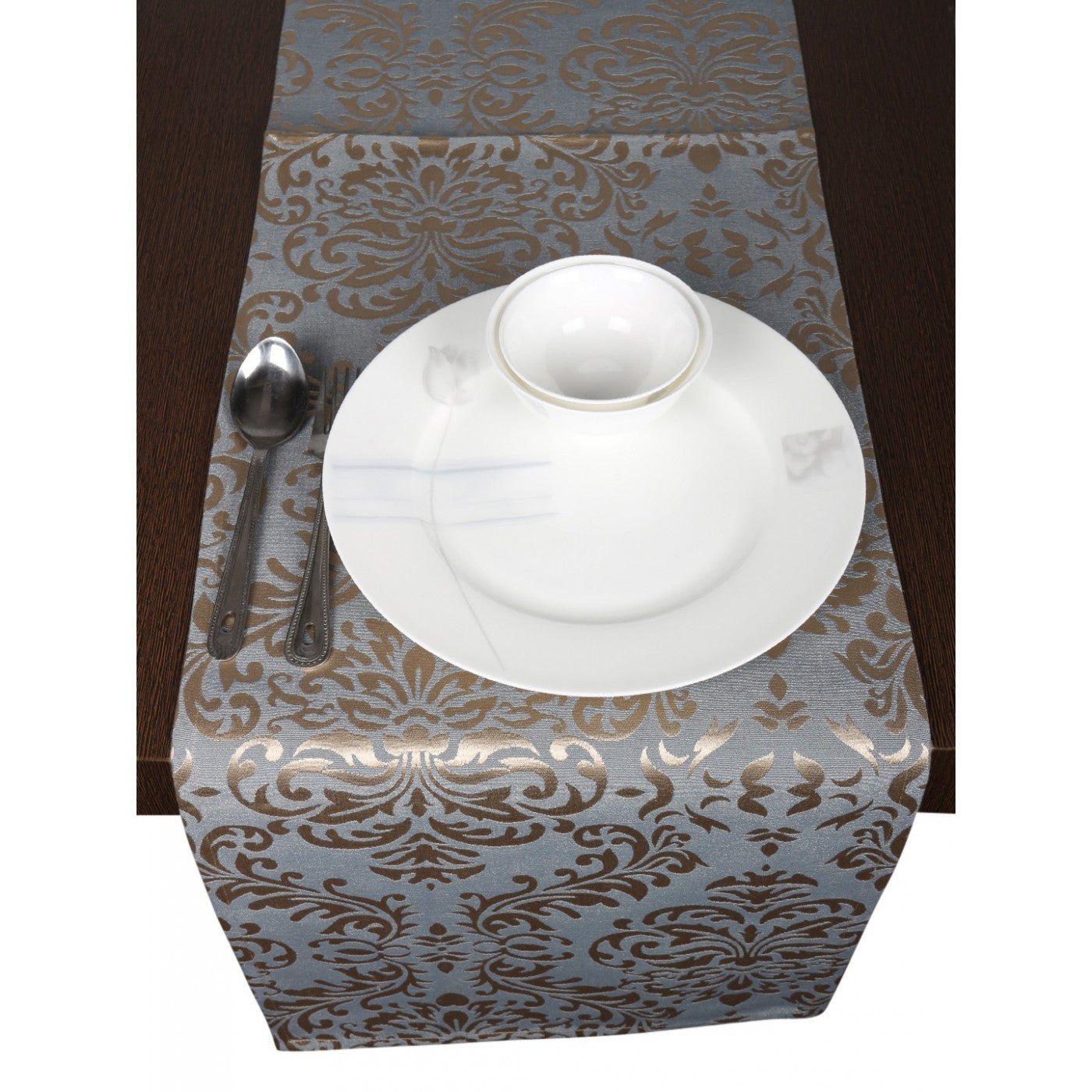 Elegance Jacquard Damask Table Runner for Timeless Dining Décor