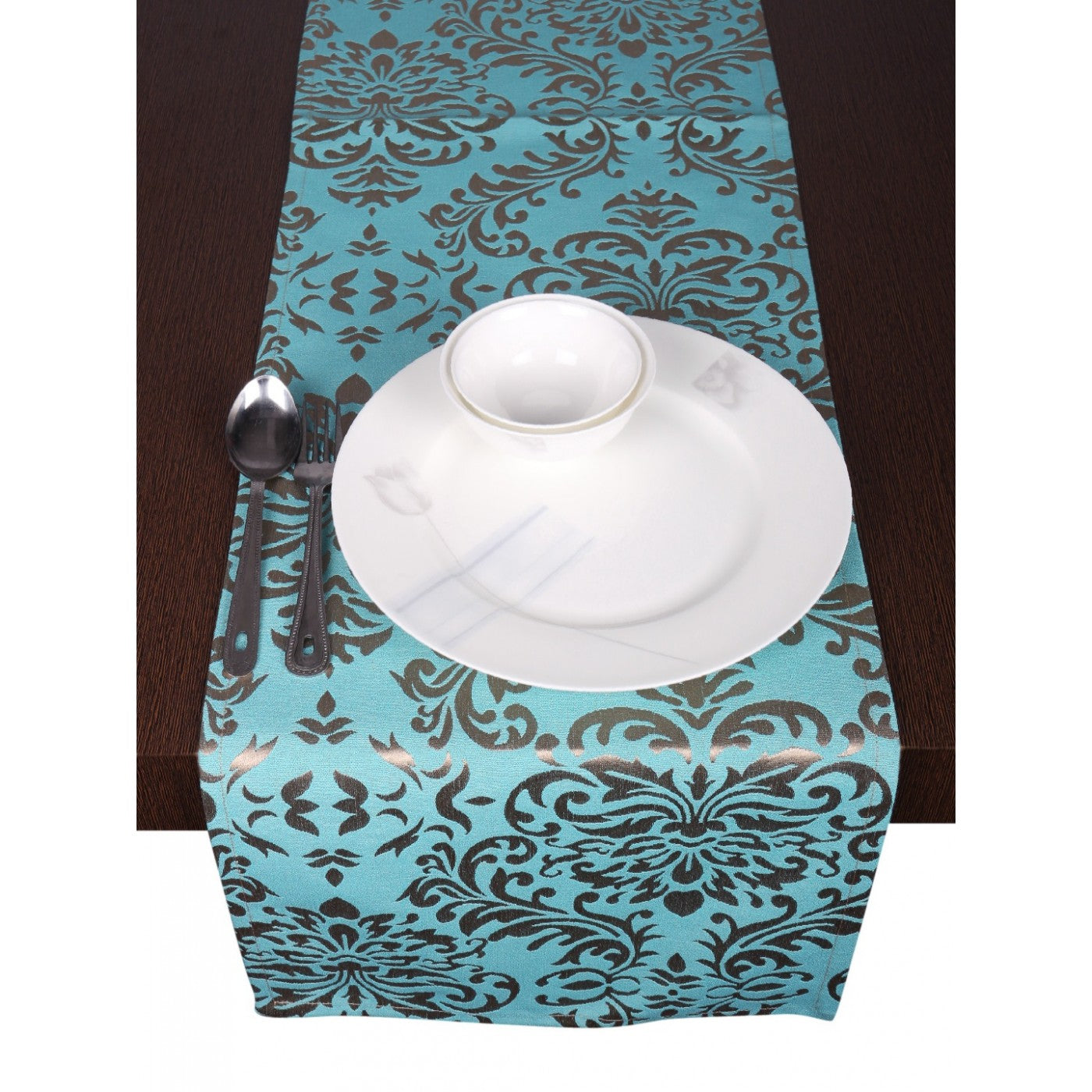 Elegance Jacquard Damask Table Runner for Timeless Dining Décor