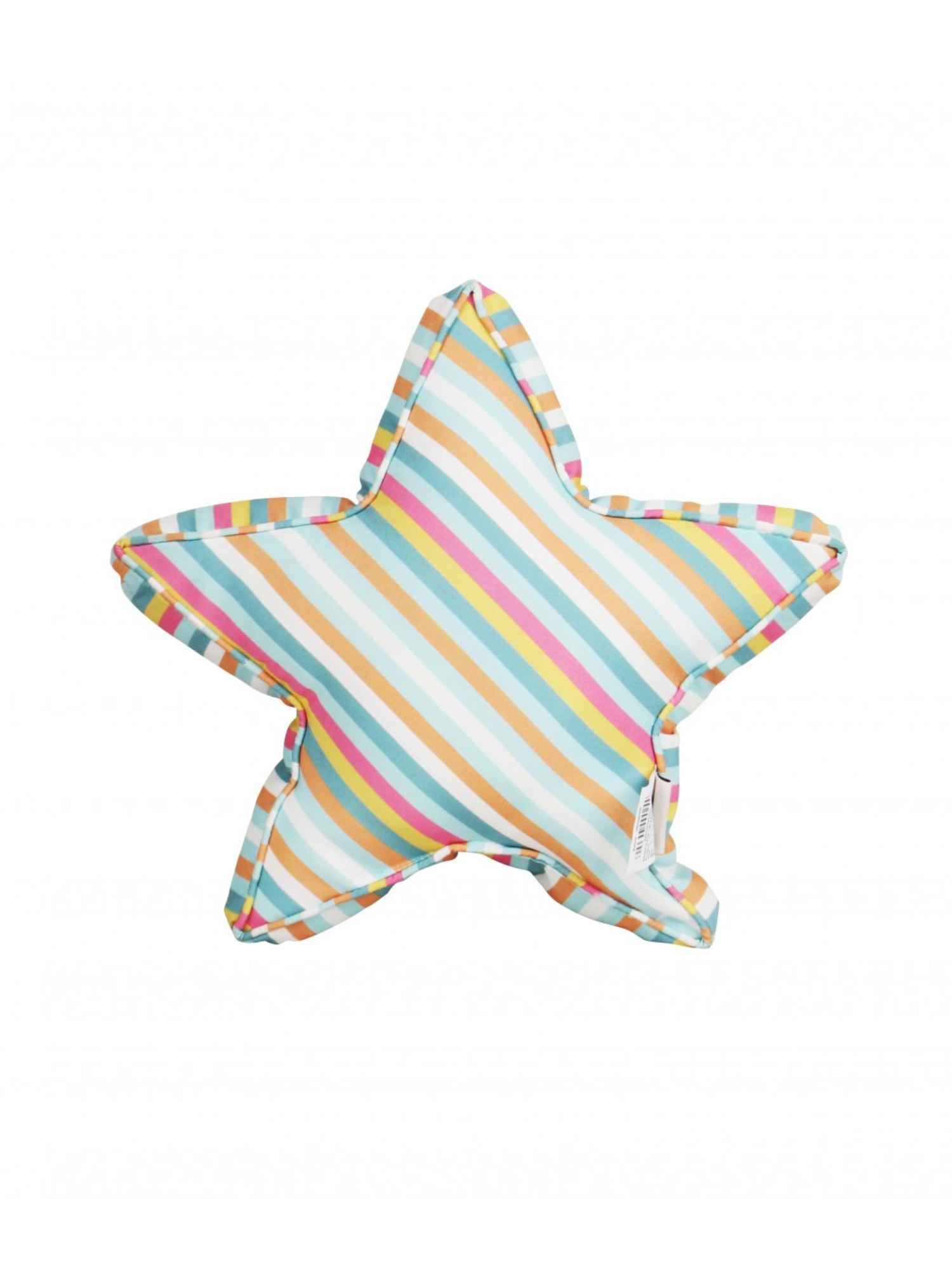 Starry Embrace: Star-Shaped Cushion with Digital Print