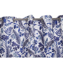 Indigo Botanical Printed Door Curtain -  Pack of 1