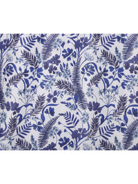 Indigo Botanical Printed Door Curtain -  Pack of 1