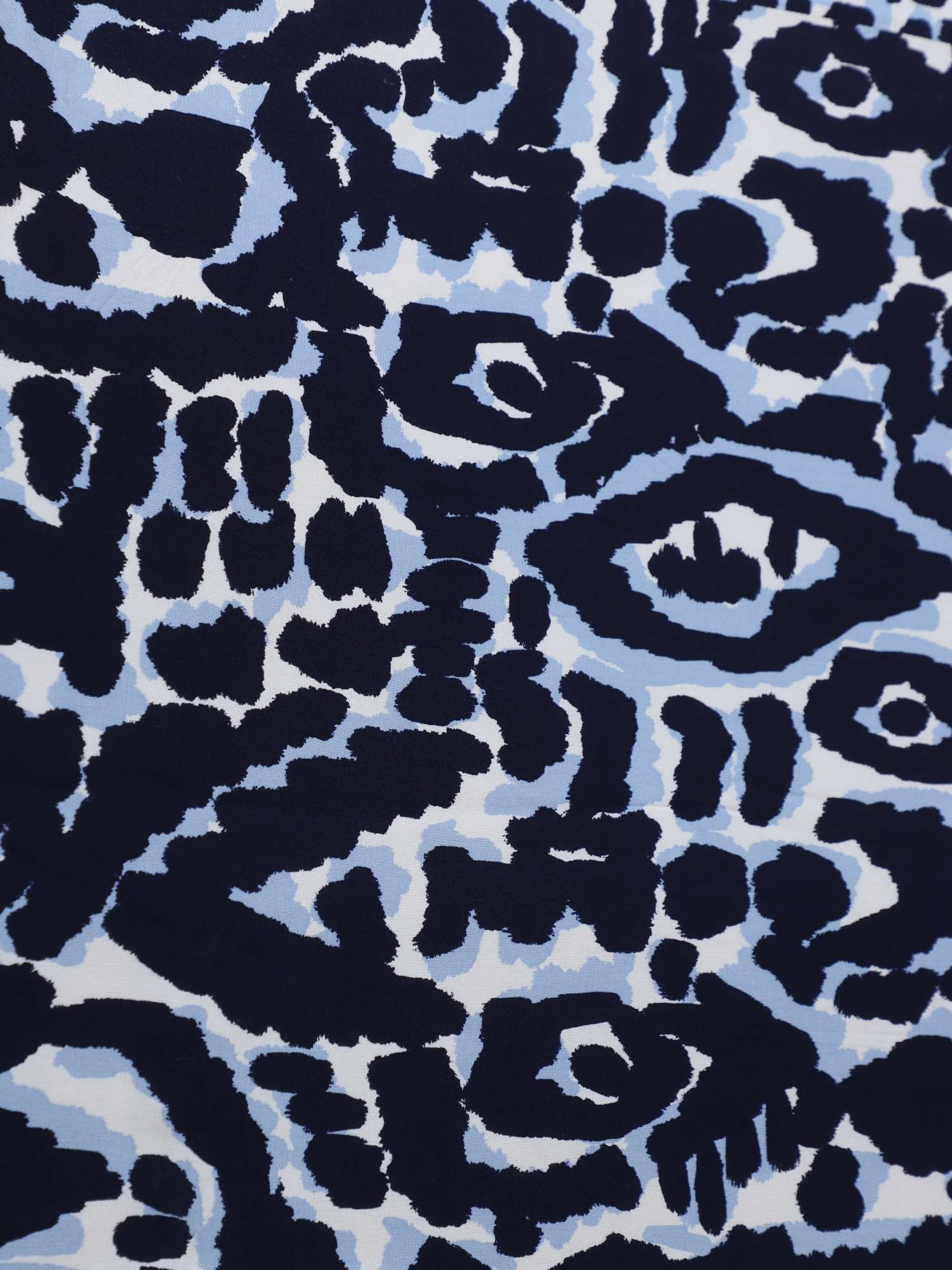 Midnight Ikat Luxe Viscose Dohar with Contrast Piping - 2 Pillow Cover