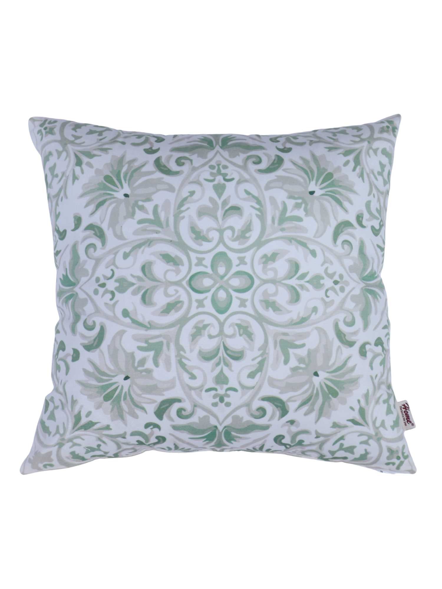 Velvet Printed Cushion Cover - 16x16 Inch