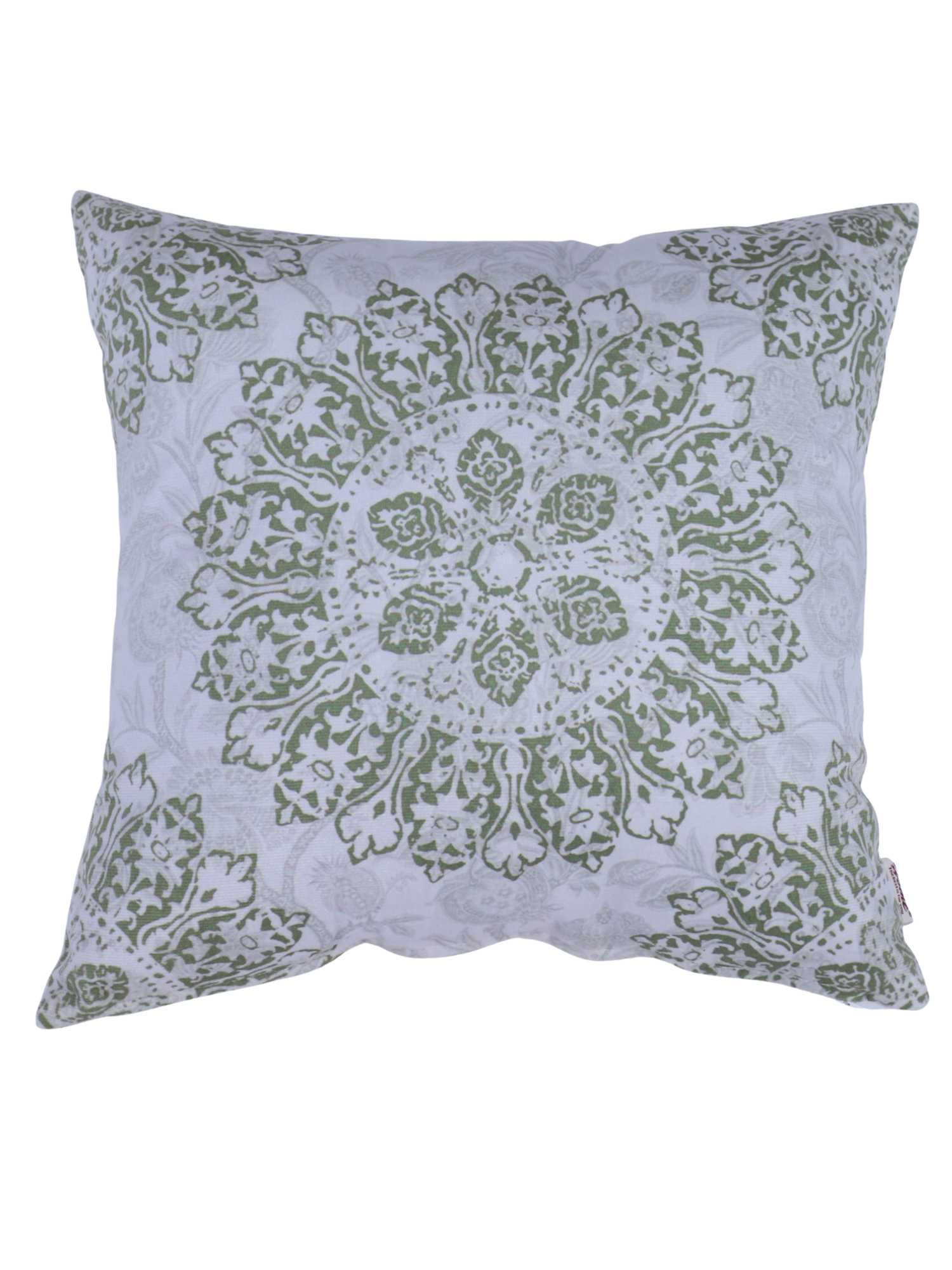 Velvet Modern Print Cushion Cover - 16x16 Inch