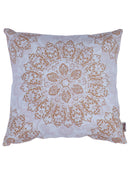 Velvet Modern Print Cushion Cover - 16x16 Inch
