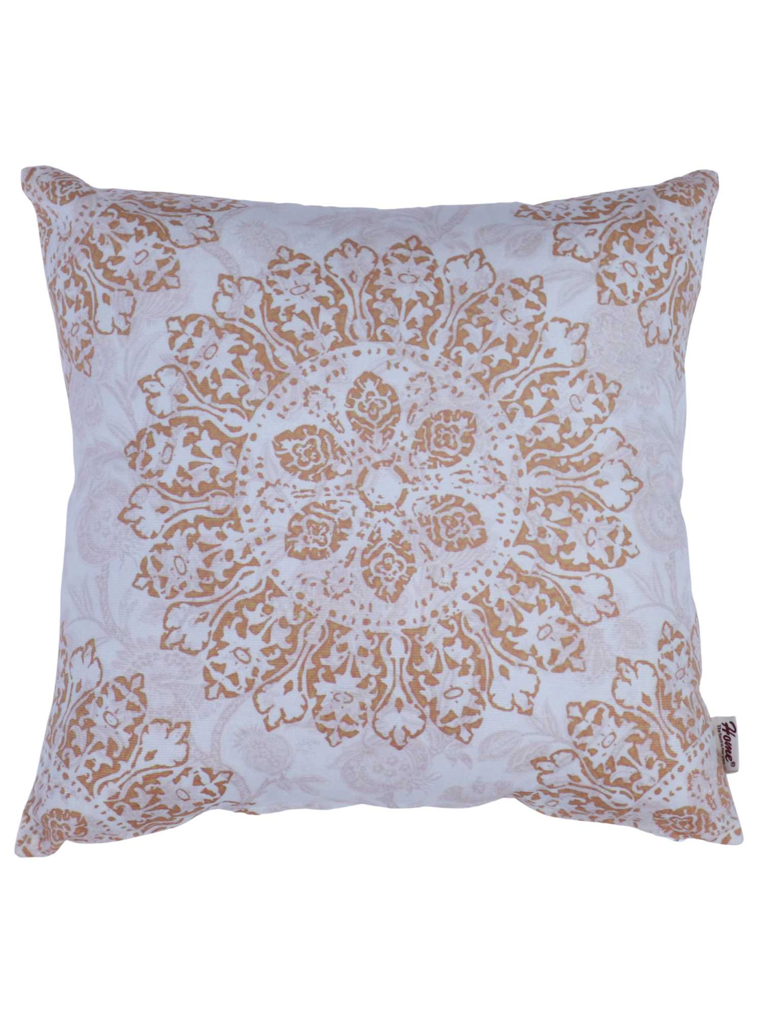 Velvet Modern Print Cushion Cover - 16x16 Inch