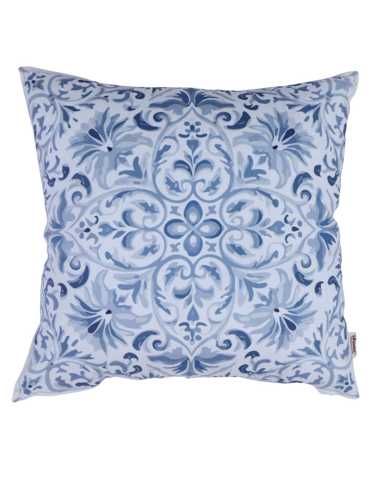 Velvet Modern Print Cushion Cover - 16x16 Inch