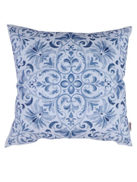 Velvet Modern Print Cushion Cover - 16x16 Inch