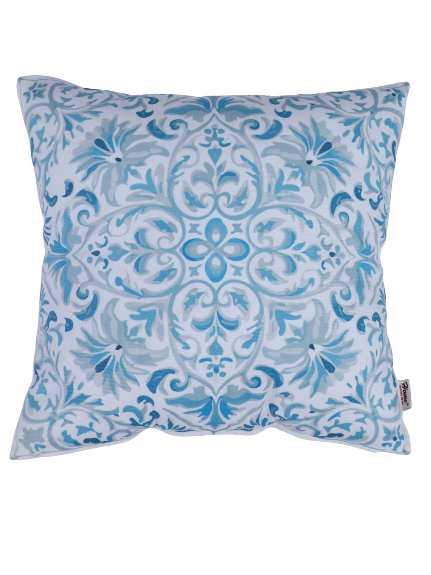 Velvet Printed Cushion Cover - 16x16 Inch