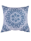 Velvet Modern Print Cushion Cover - 16x16 Inch