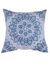 Velvet Modern Print Cushion Cover - 16x16 Inch