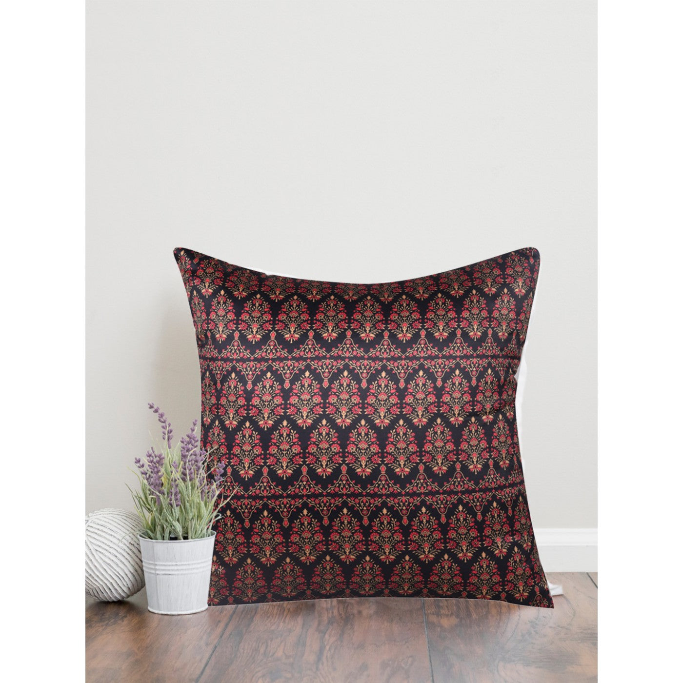 Elegant 20x20 Inch Digital Printed Poly Satin Cushion Cover