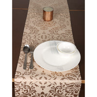 Elegance Jacquard Damask Table Runner for Timeless Dining Décor
