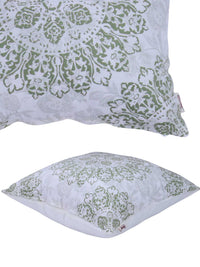 Velvet Modern Print Cushion Cover - 16x16 Inch