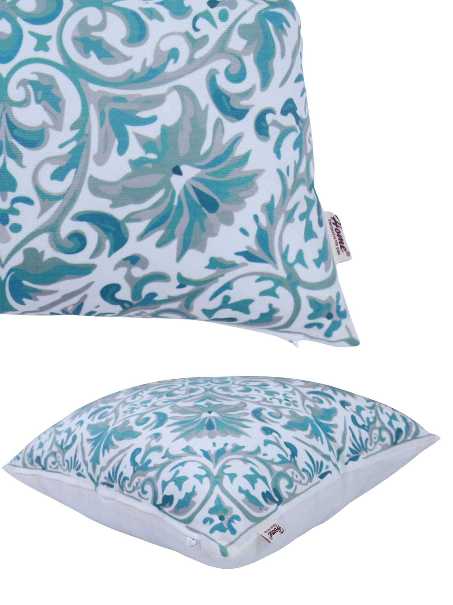 Velvet Printed Cushion Cover - 16x16 Inch