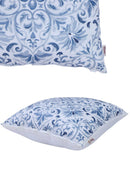 Velvet Modern Print Cushion Cover - 16x16 Inch