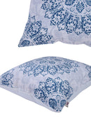 Velvet Modern Print Cushion Cover - 16x16 Inch