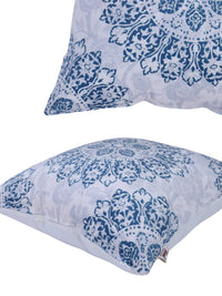 Velvet Modern Print Cushion Cover - 16x16 Inch