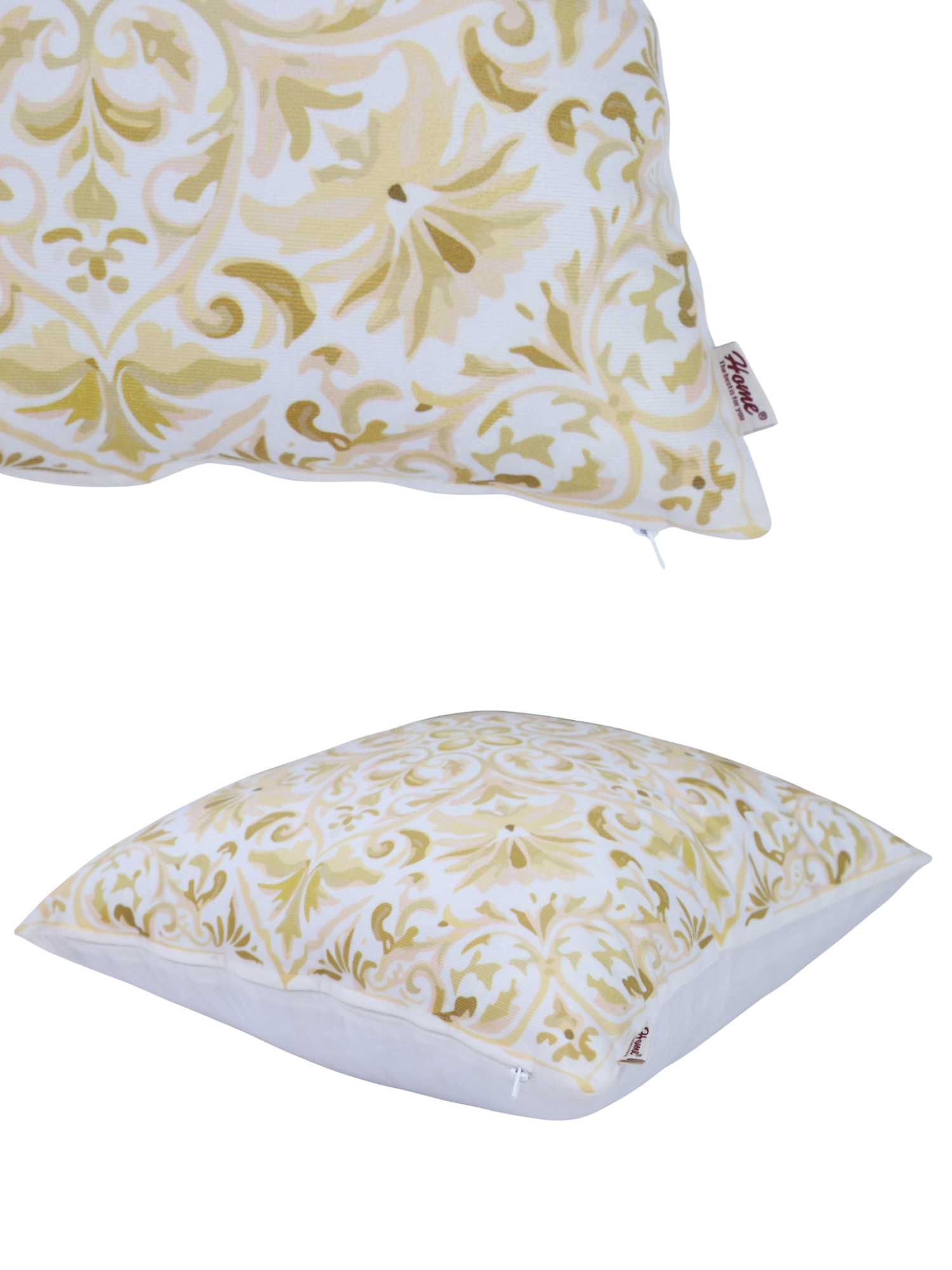 Velvet Printed Cushion Cover - 16x16 Inch