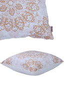 Velvet Modern Print Cushion Cover - 16x16 Inch