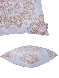 Velvet Modern Print Cushion Cover - 16x16 Inch