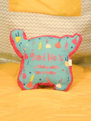 Giraffe Bus Printed Shape Cushion for Kids