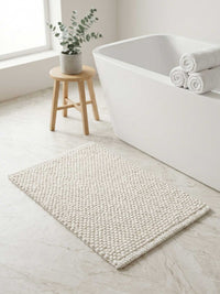 Ivory Pebble Luxe Bath Mat