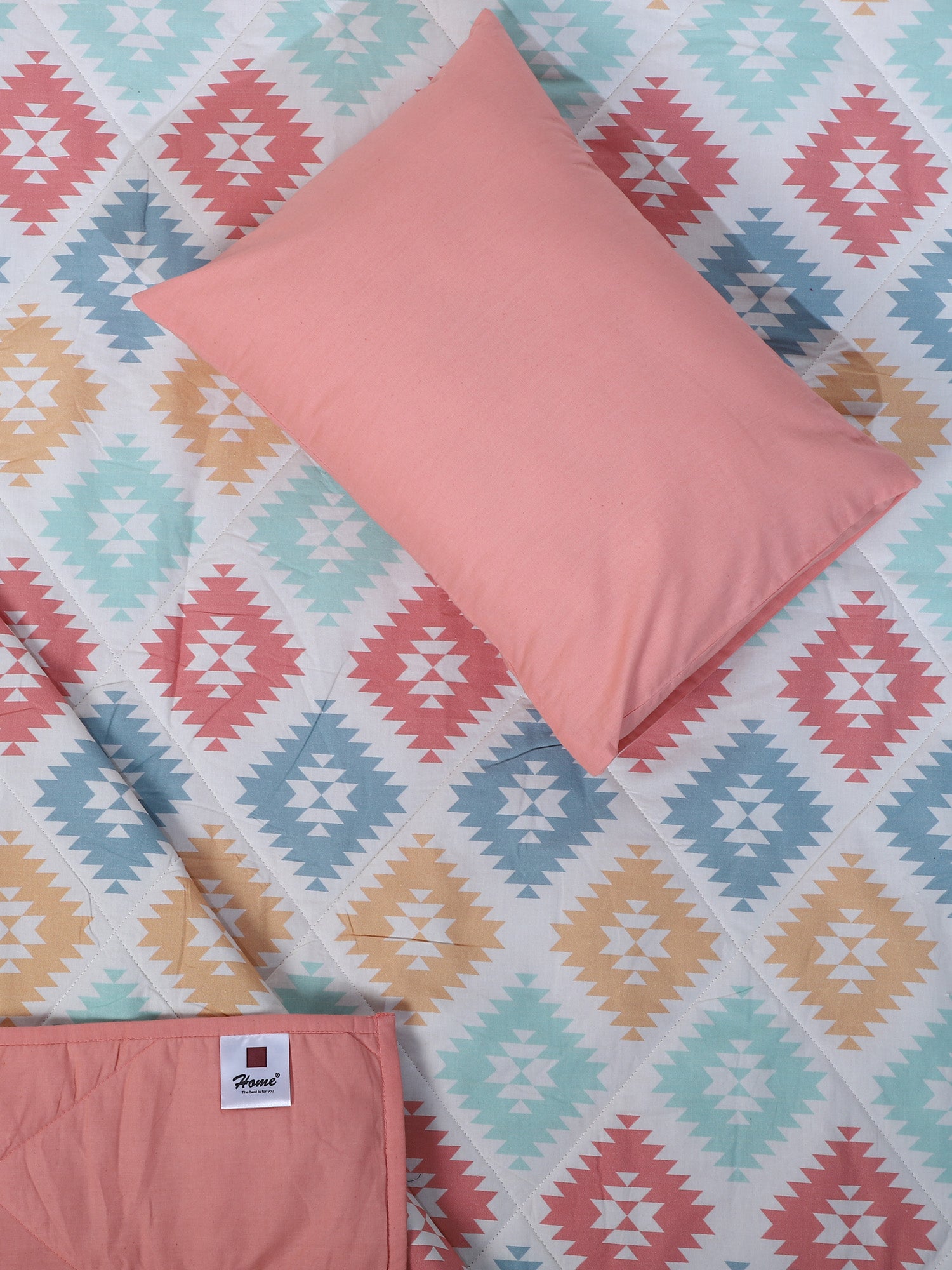 Abstract Printed Multi Color Kids Quilt