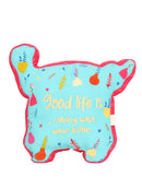 Giraffe Bus Printed Shape Cushion for Kids