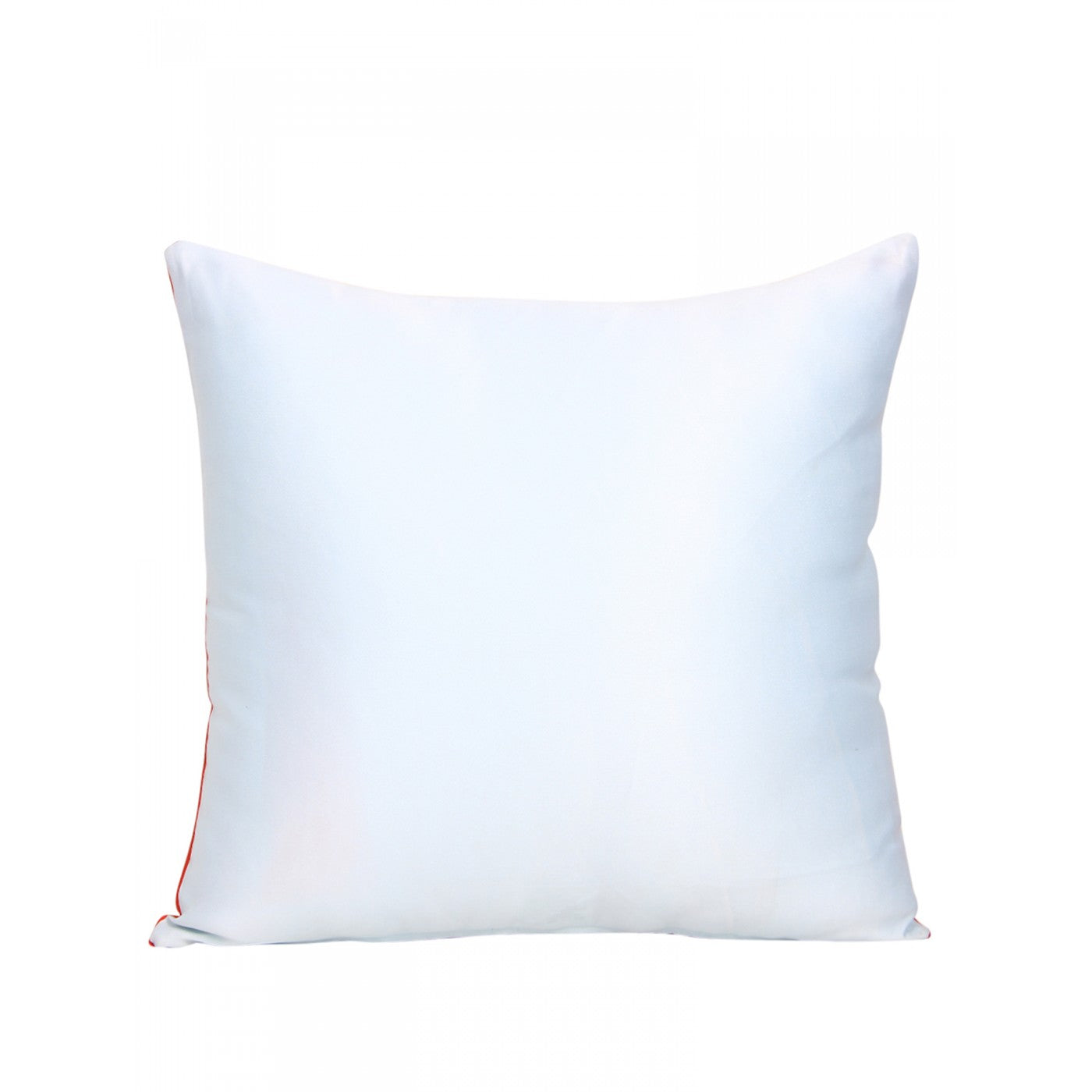Radiant Red 16x16 Inch Printed Poly Satin Cushion Cover