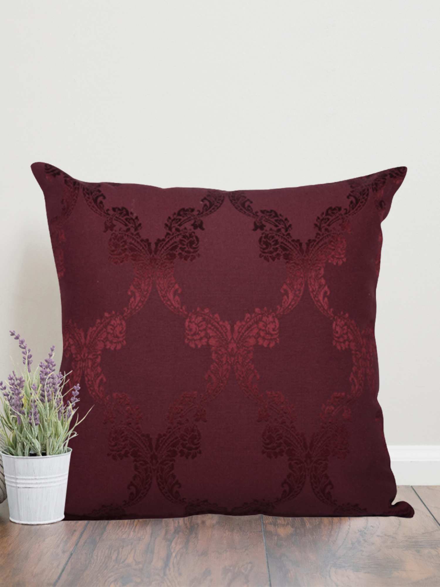 12x12 Inch / Burgundy