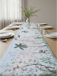 Serene Botanica Velvet Table Runner