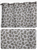 Green Leaf Printed Door Curtain - Pack of 1