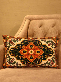 Royal Heritage Bloom Cushion Cover - 12x20 Inch