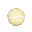 Zesty Elegance Printed Lemonish Shape Cushions with Citrusy Embroidery