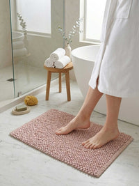 Blush Pebble Luxe Bath Mat