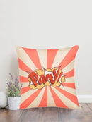 Printed Party Theme Cushion Cover
