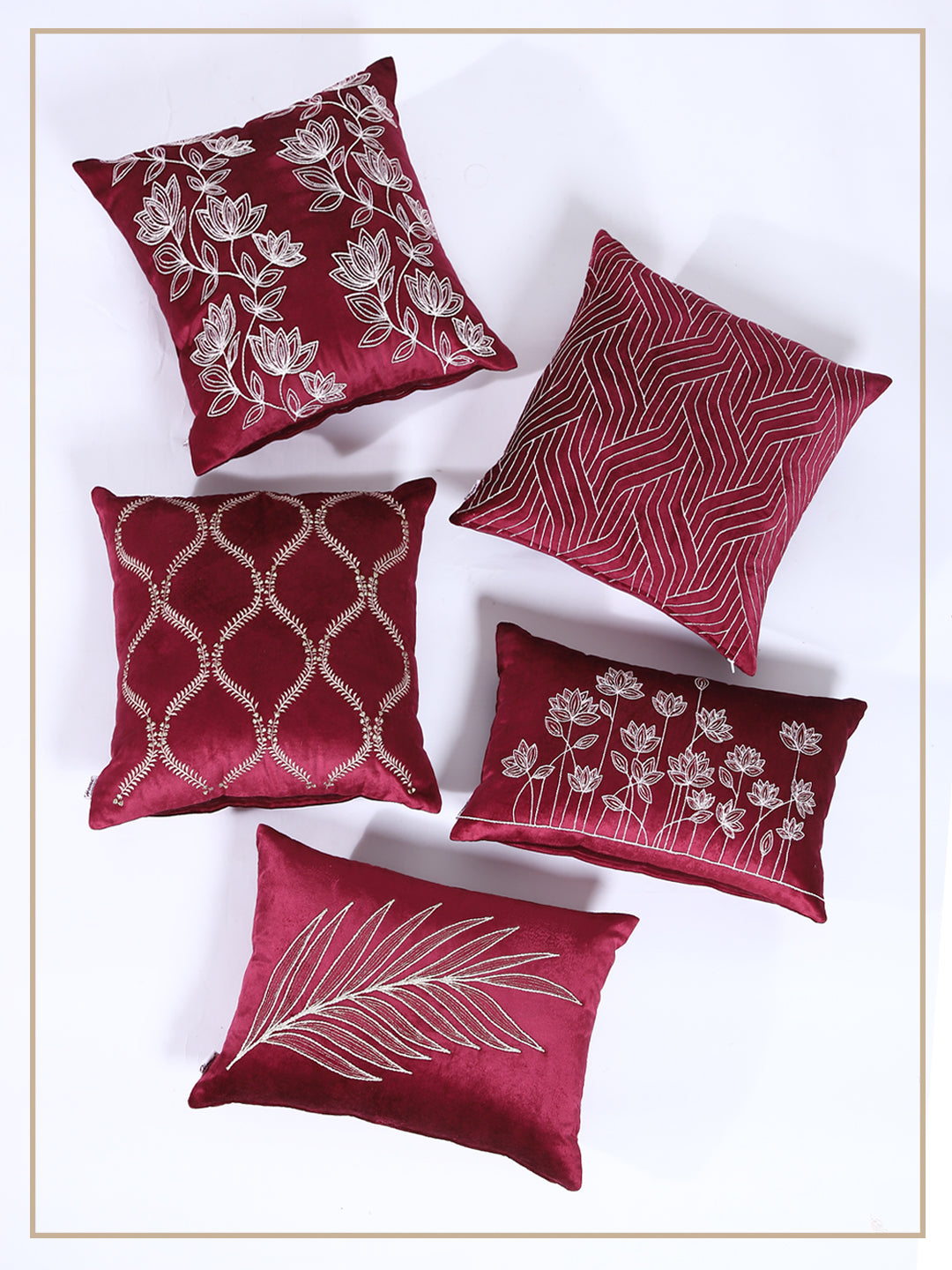 Blue Damask Cushion Cover
