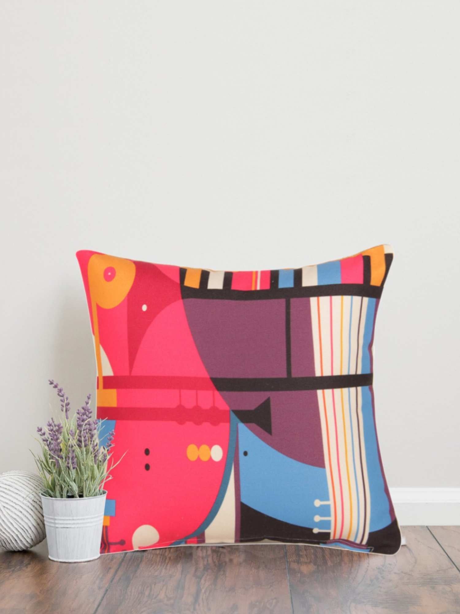 Chic 12x12 Inch Printed Cushion Cover: Elevate Your Living Space!