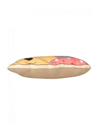Duckling Dreams: Printed Ploy Duck Chill Dog Stuffed Cushion for Quirky Comfort