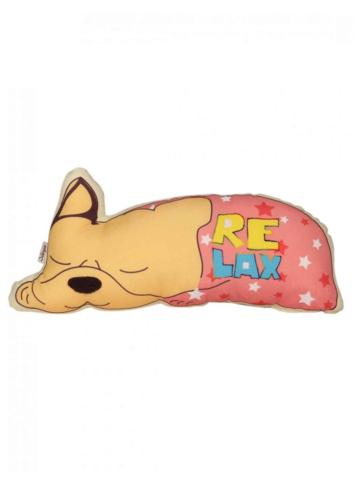 Duckling Dreams: Printed Ploy Duck Chill Dog Stuffed Cushion for Quirky Comfort