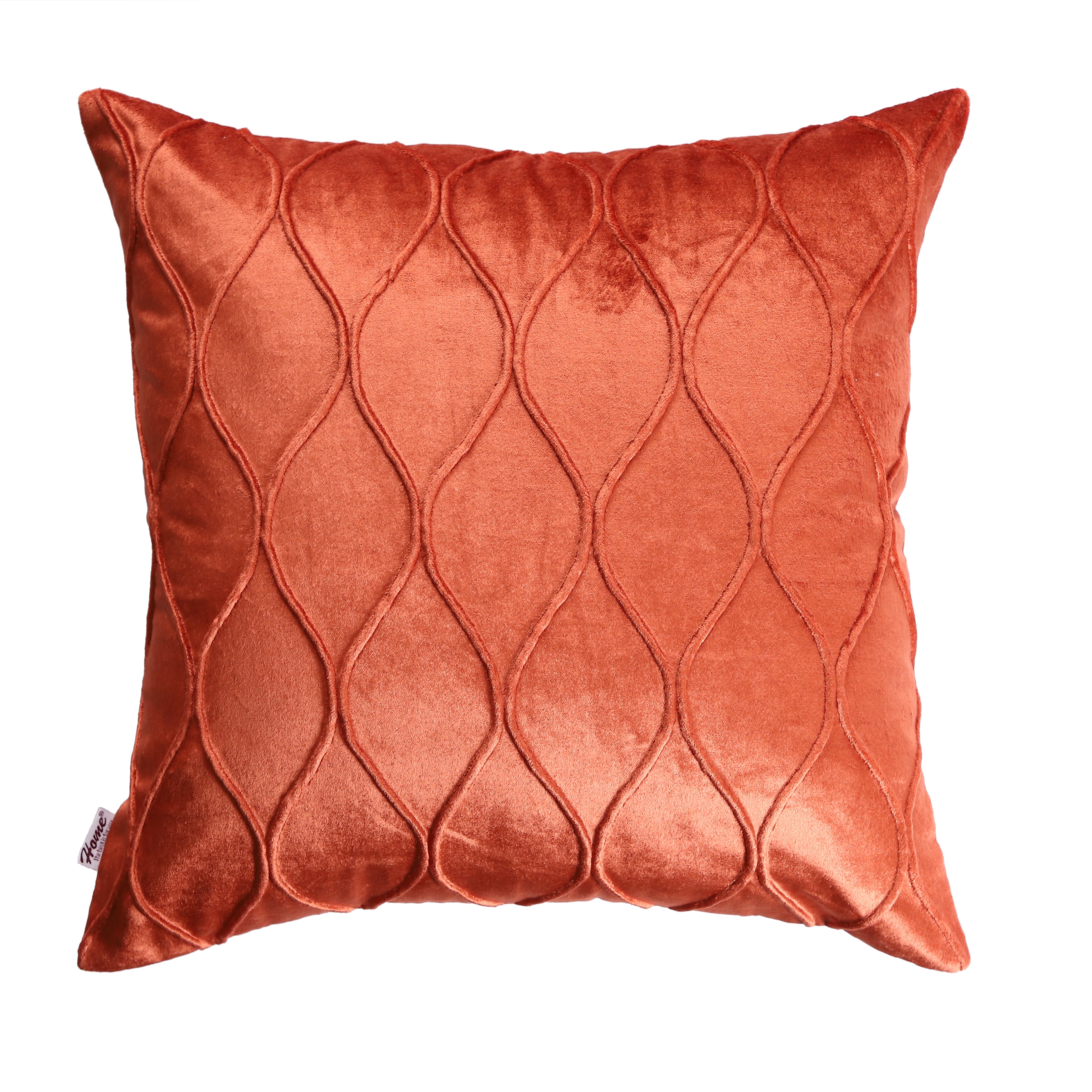 Rustic Luxe Embossed Diamond Pattern 16x16 Inch Cushion Cover - Pack of 2