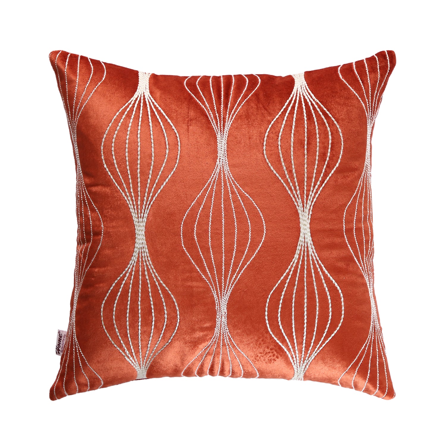 Rustic Luxe Corded 16x16 Inch Cushion Cover- Pack of 2