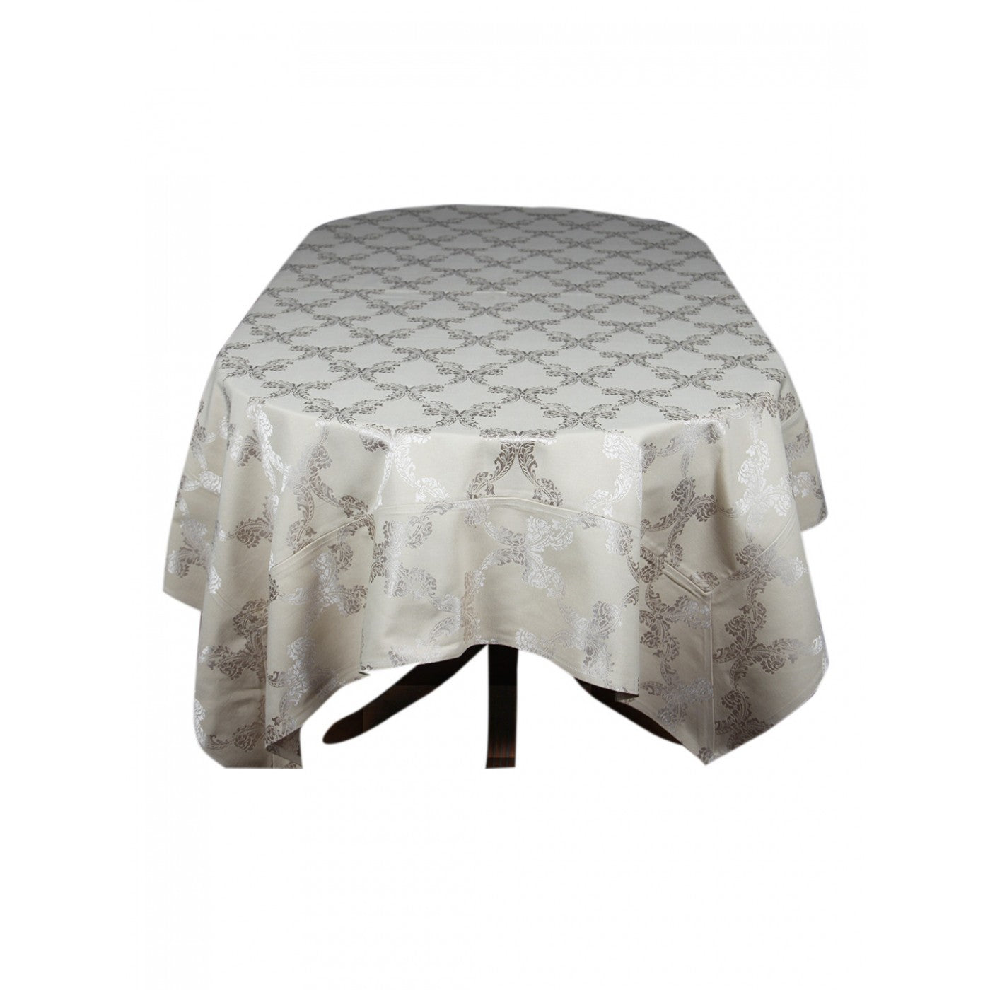Opulent Ogee Jacquard Elegance for Your Dining Table Cover