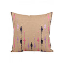 Earthen Comfort 16x16 Inch Beige Cotton Cushion Cover