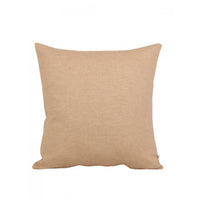 Earthen Comfort 16x16 Inch Beige Cotton Cushion Cover