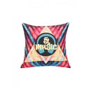 Music Printed Cushion Cover 16x16 Inch With Embroidery