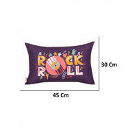 Rock And Roll Printed Cushion Cover 12x18
