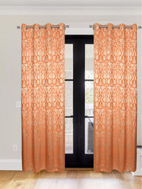 Cotton Jacquard Fiore Damask Curtain